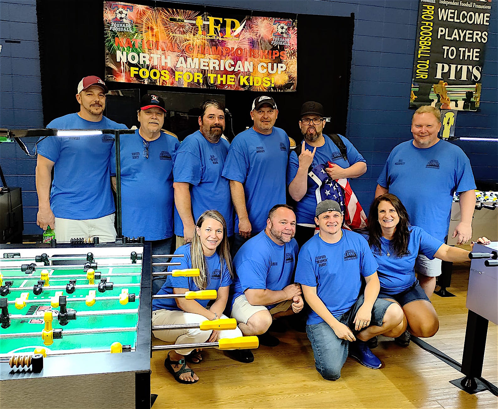 This group of Alabama foosball players are representing the state in team competition at the 2022 North American Cup Championships.