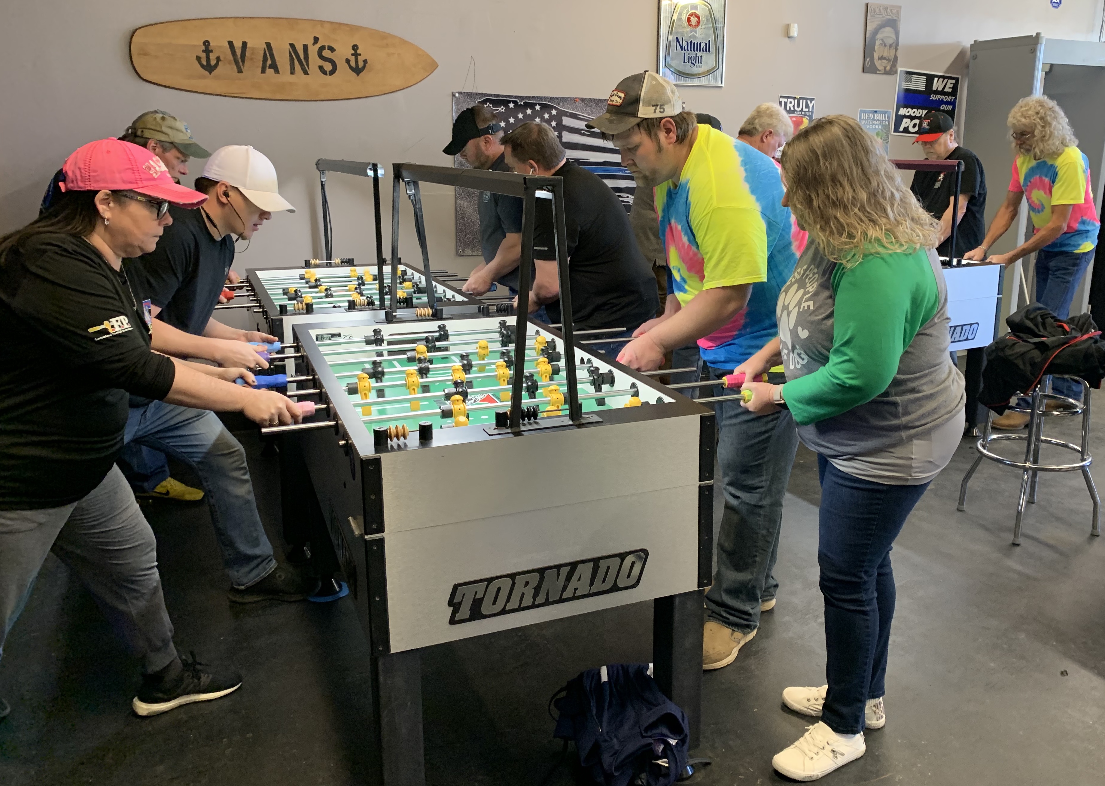 Let's play some foosball, shown is tournament action in Leeds,AL. March 12, 2022.